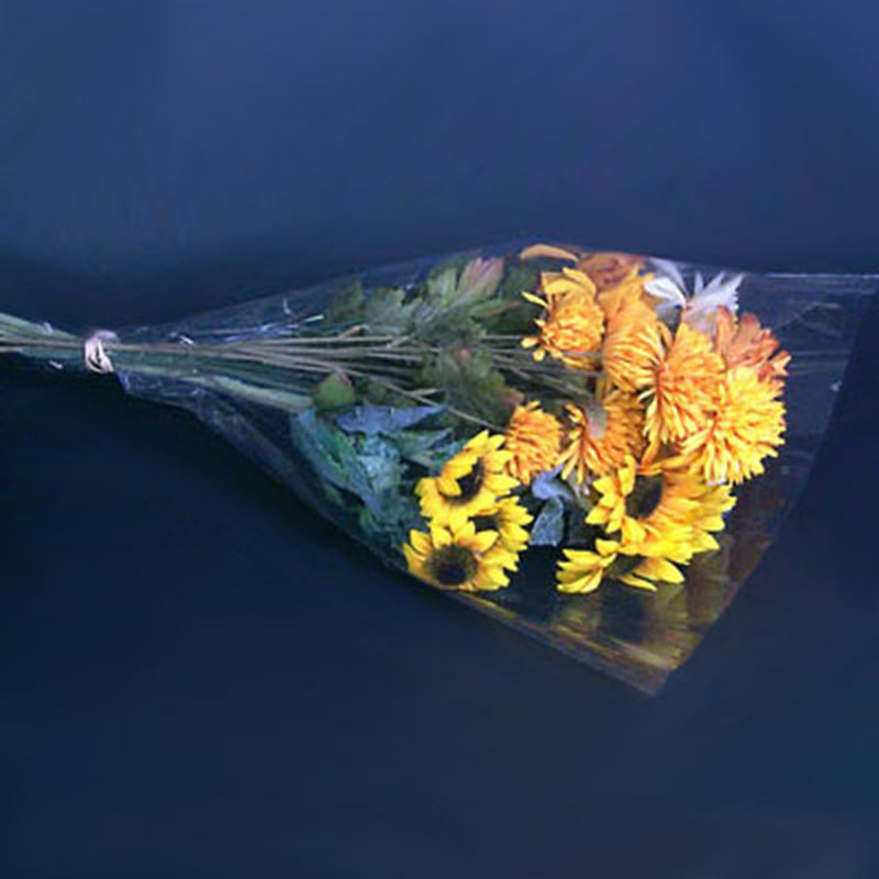 cellophane plant pot bags Clear Bouquet Sleeves (Large)