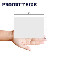 25 Blank Waterproof Sign Cards 7" x 5"