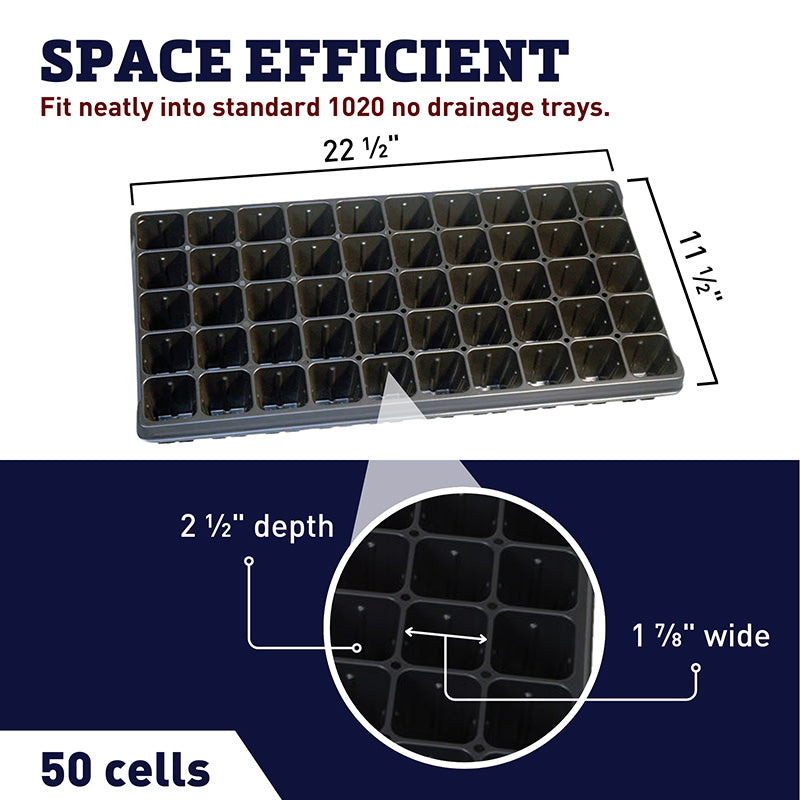 plug trays for planting seeds 50 Cell Plug Trays