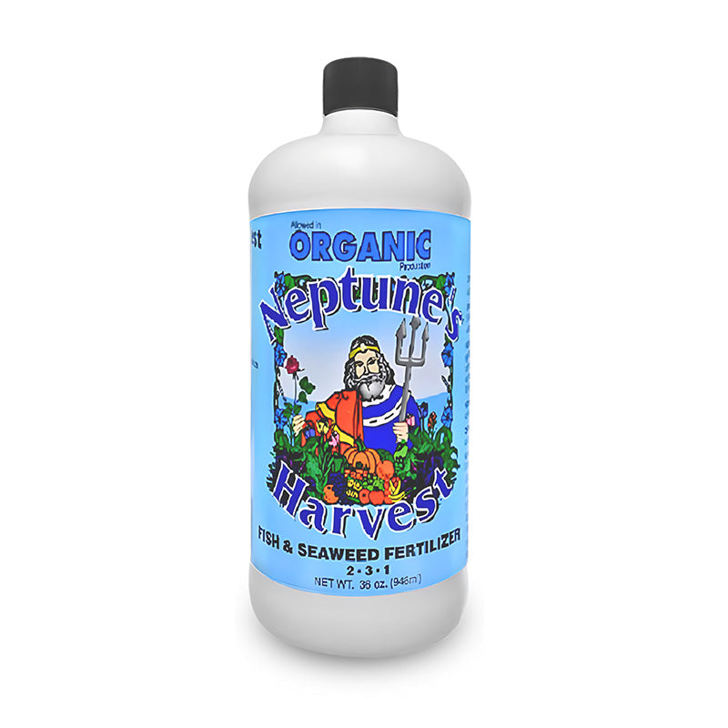 organic liquid seaweed fertilizer Neptune's Harvest Organic Fish and Seaweed Fertilizer