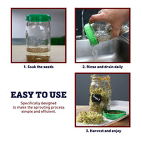 Mason Jar Sprouting Lid