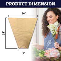 Kraft Paper Bouquet Sleeves (Large)