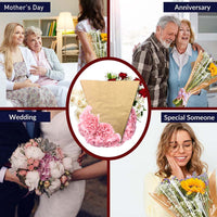 Kraft Paper Bouquet Sleeves (Large)