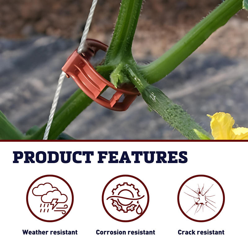 plant hanging clips Plant Hanger Clips Vine Support for Trellising Tomatoes, Cucumbers & Climbing Plants -15mm