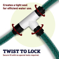 Jain Main Line Tee (1 in. Header Pipe)