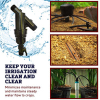 API Irrigation Filter with Flush Valve