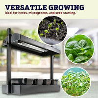 SunBlaster Micro Grow Light Garden - Black