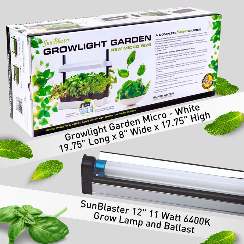 sunblaster grow light bulb SunBlaster Micro Grow Light Garden