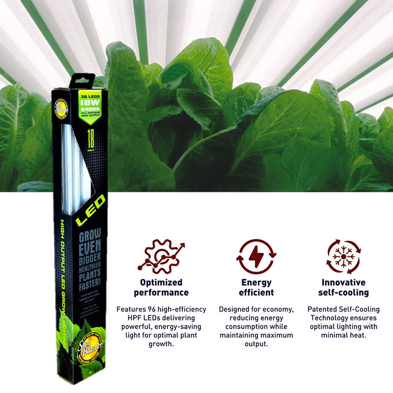 led light strip for plants SunBlaster 18