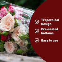 Medium Sealed Bottom Bouquet Sleeves