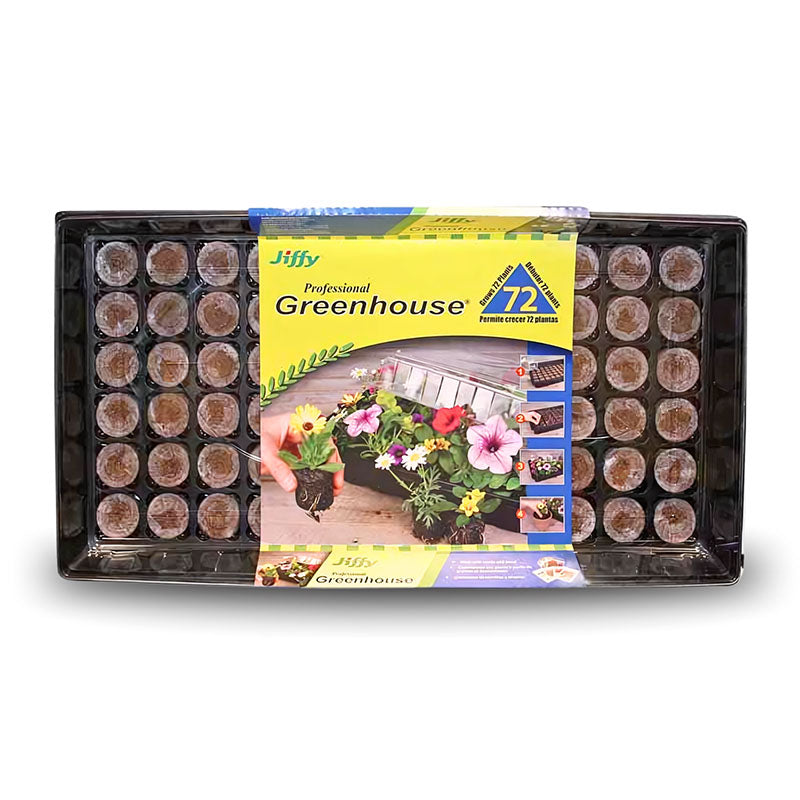 Jiffy Greenhouse 72 ct Medium Pellet Kit – Harris Seeds