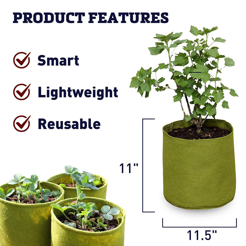 reusable pots for plants Haxnicks Vigoroot Pots 20L 3 pack – Harris Seeds
