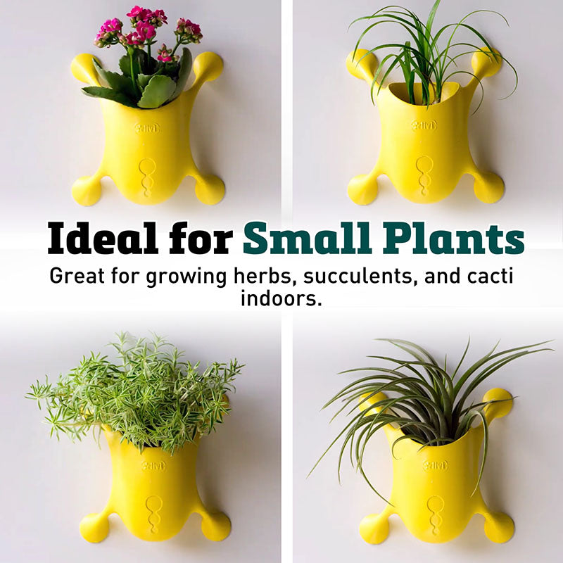yellow pot plant holder Livi Pot Sunflower