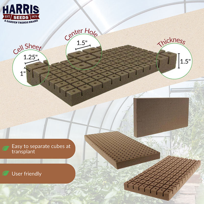 Oasis Horticubes® XL Grow Cubes 104ct Sheet – Harris Seeds