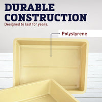 Perma-Nest 12" x 8" Tan Trays