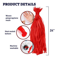 Sealed Bottom Mesh Bags 24"
