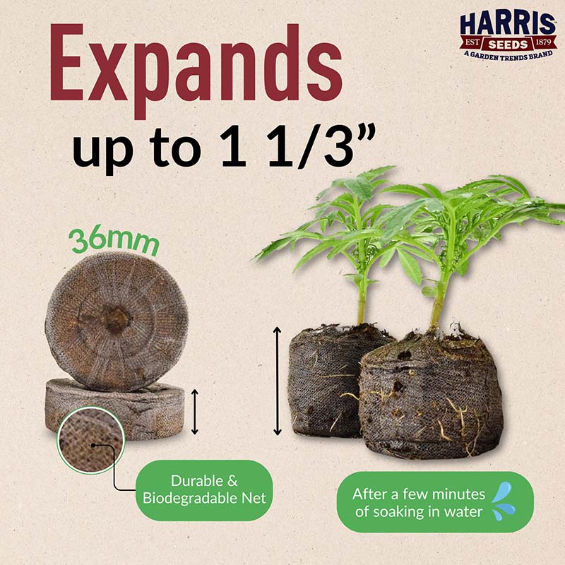 jiffy natural and organic potting mix Jiffy-O Organic Pellets 36mm