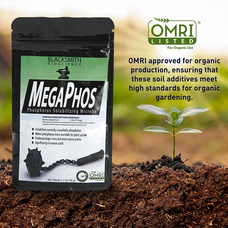plant fertilizer high in phosphorus MegaPhos Phosphorus Solubilizing Microbe Organic Fertilizer