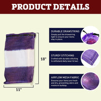 Banded Mesh Bags 11" x 18"