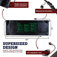 Jump Start Heat Mat 21” x 60”