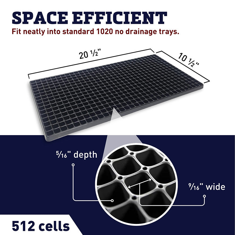 plastic plant plug trays 512 Cell Plug Trays HARD GOOD / Case of 50 / NA