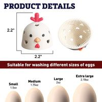 Silicone Egg Cleaner 3ct