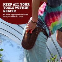 Harris Seeds Leather Tool Belt/Pouch