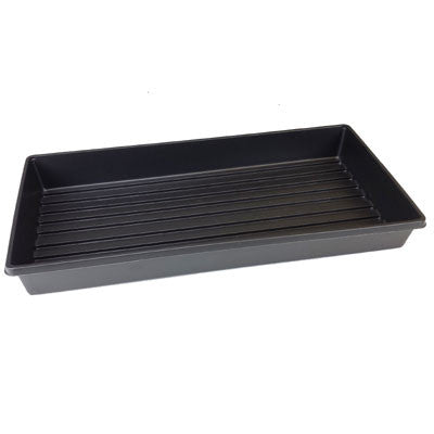 1020 No Drainage Black Plastic Carrier Trays 12 Count