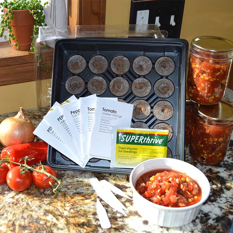 salsa garden seed kit Salsa Seed Starting Collection