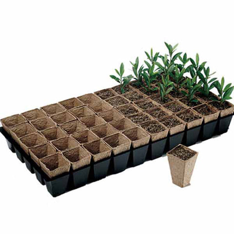 jiffy biodegradable plant pots Jiffy 2" x 3" Poly-Pak Pot Sheets
