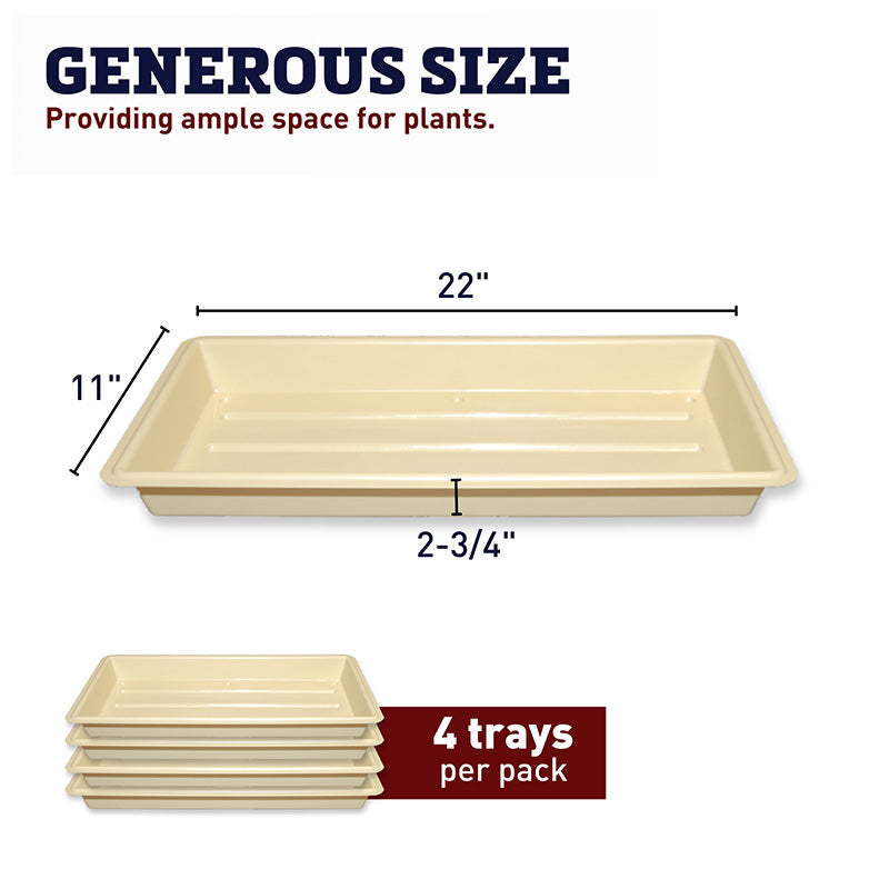 Perma-Nest 22" x 11" Tan Trays