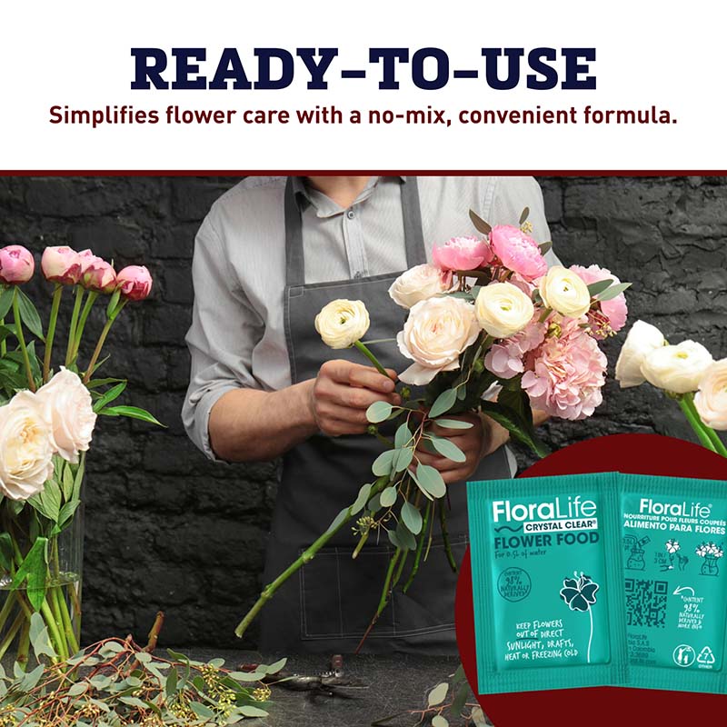 Floralife Crystal Clear Flower Food Pkts
