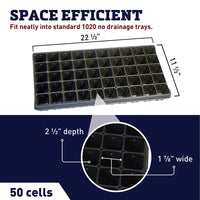 50 Cell Plug Trays