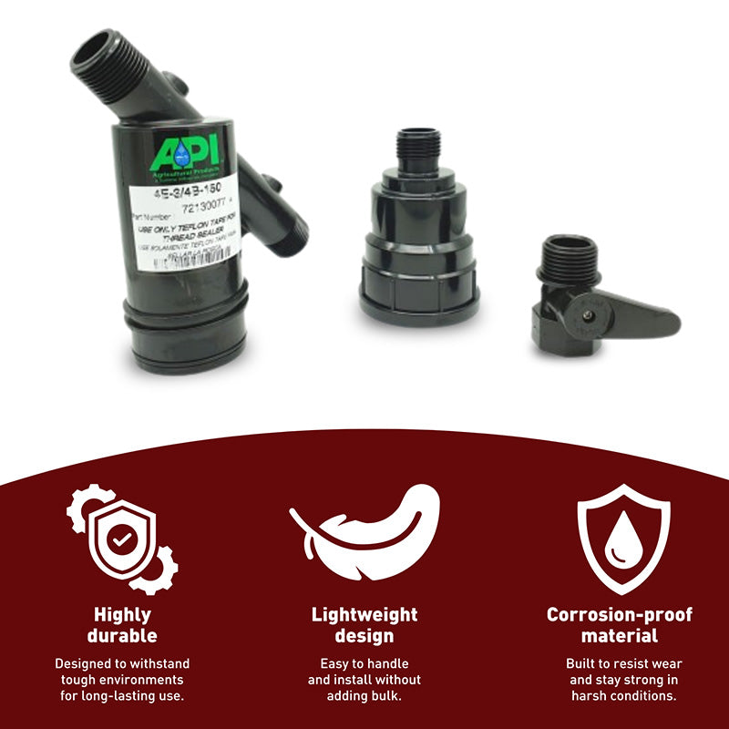 Api Air Filter API Irrigation Filter with Flush Valve – Harris Seeds