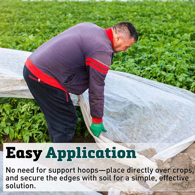 Floating Row Cover Point Bonded 1.25 oz. 6' x 1000' – Harris Seeds