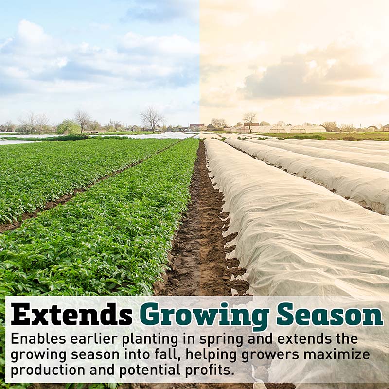 Floating Row Cover Point Bonded 1.25 oz. 6' x 1000' – Harris Seeds