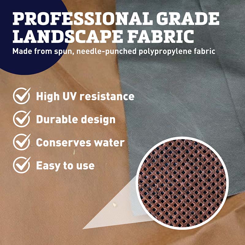 12 Year Earth Tone Landscape Fabric 3' X 100'