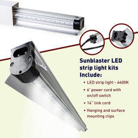 SunBlaster 2' LED Light Strip 6400K