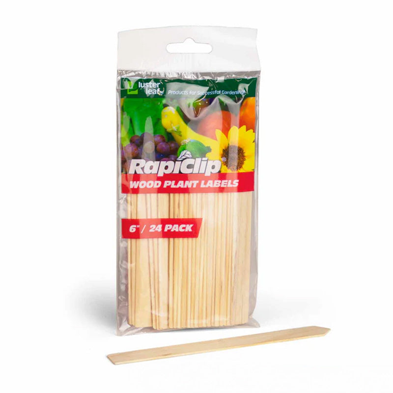 Rapiclip 6" Wood Labels