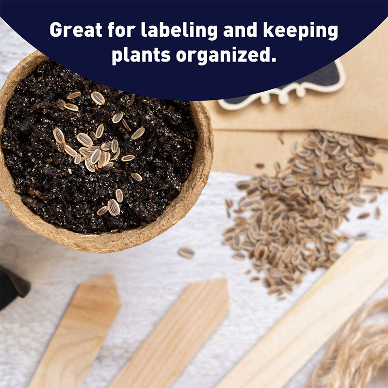 Rapiclip 6" Wood Labels