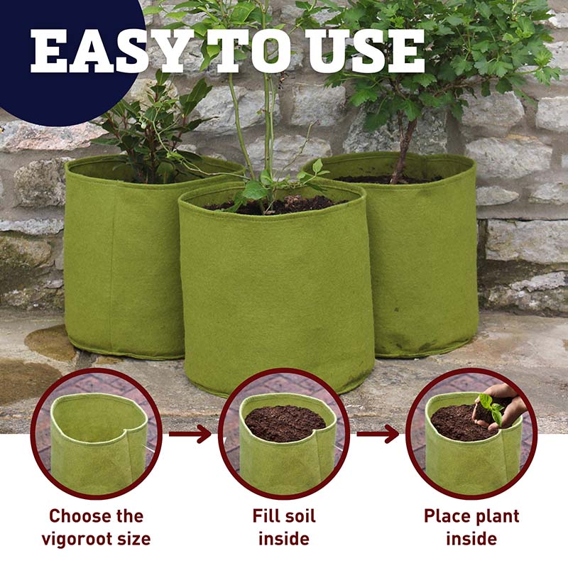 Haxnicks Vigoroot Pots 20L 3 pack