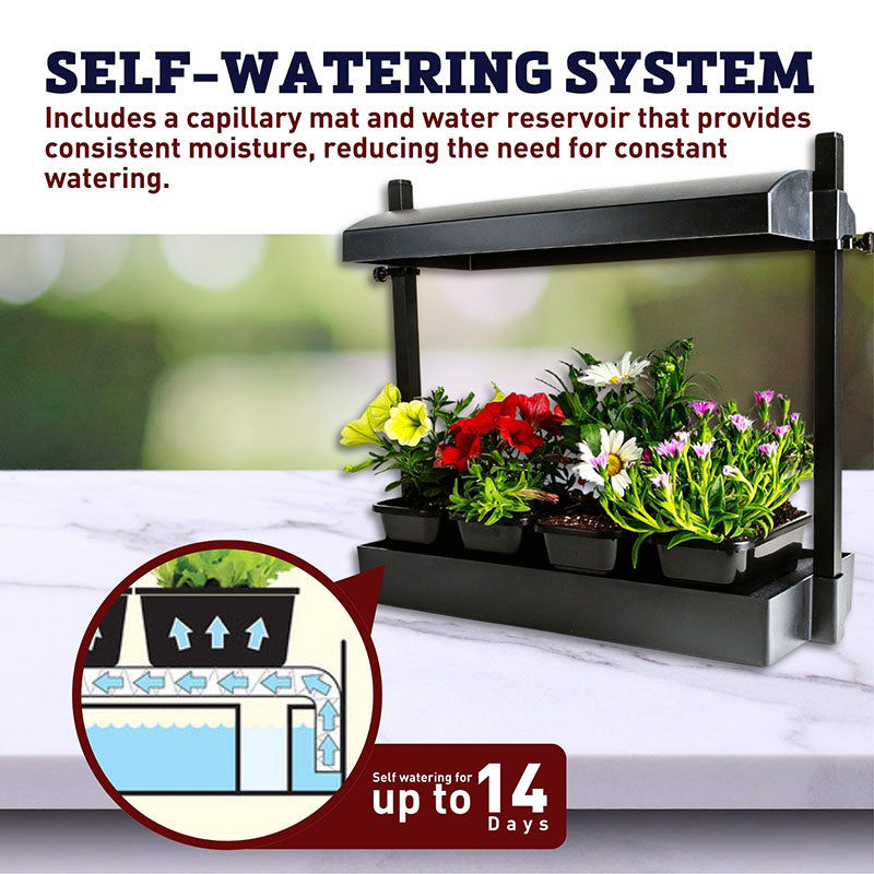 SunBlaster Micro Grow Light Garden LED - Black