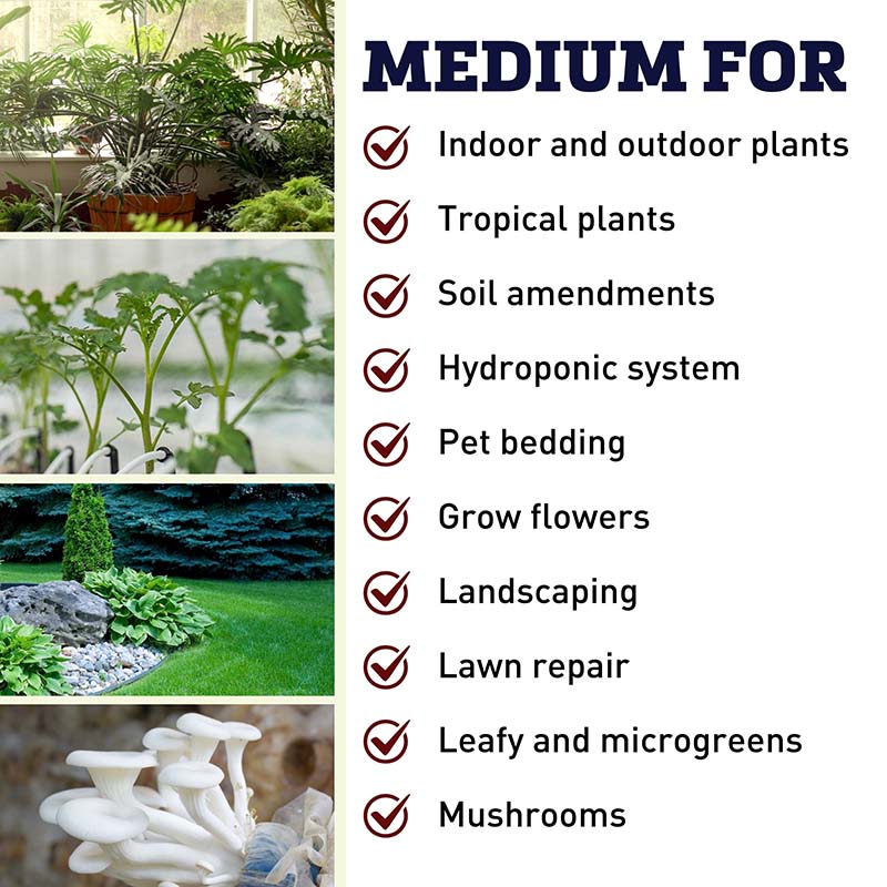 coir for indoor plants Harris Seeds - 15 Liter Coir Grow Slabs - Hydroponic White with Green Writing