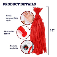 Sealed Bottom Mesh Bags 14"