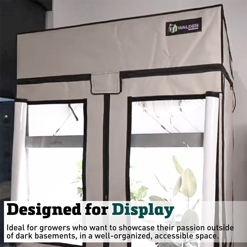 grow tent outside Walden 4' x 4' Indoor Grow Tent