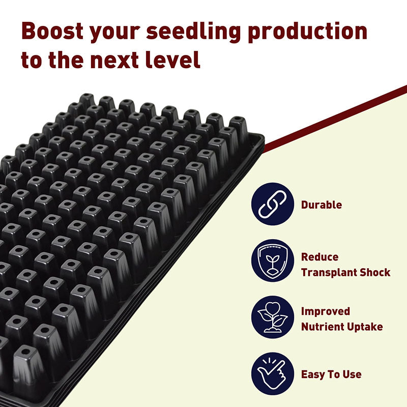 128 Cell Heavy Duty Plug Trays