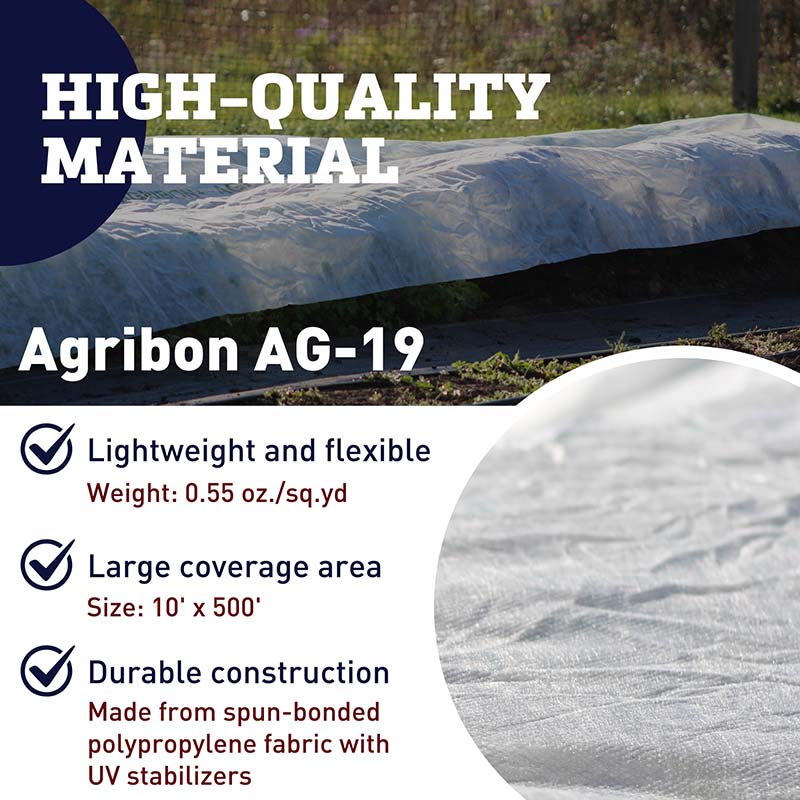 Row Cover Agribon AG-19  10' X 500'