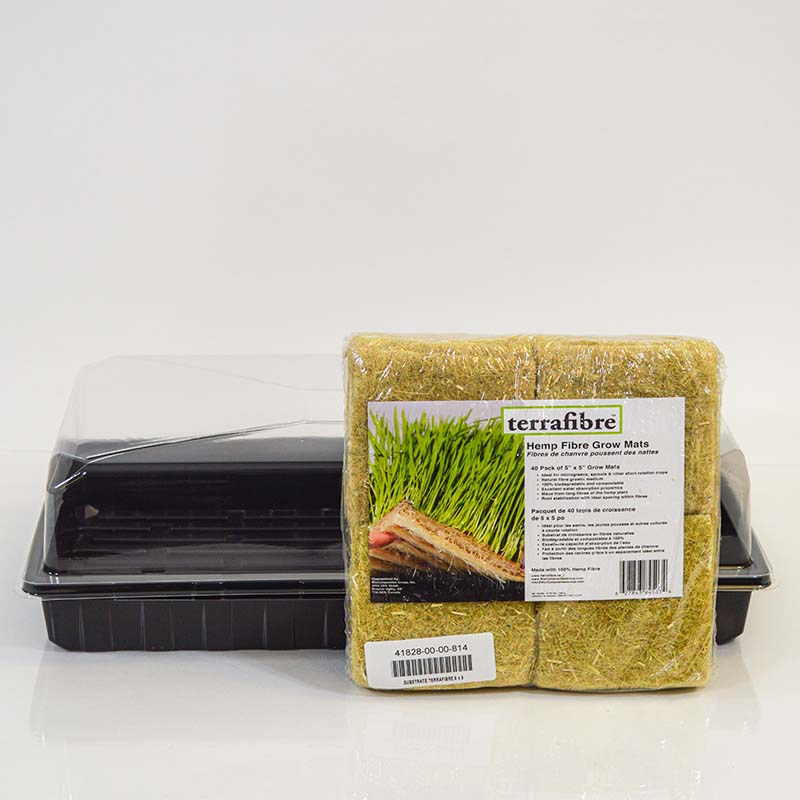 Microgreen Kit with Terrafibre Hemp Mats