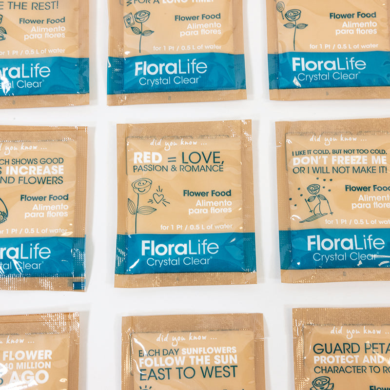 Floralife Crystal Clear Flower Food Pkts Harris Seeds