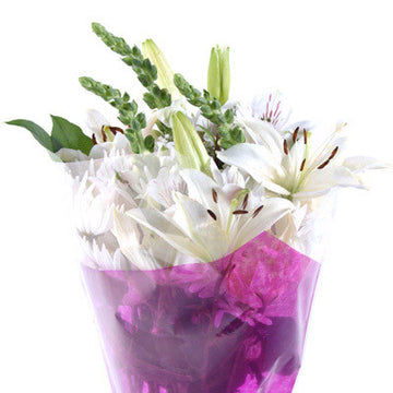 Tissue-Look Bouquet Sleeves (Lavender Small)